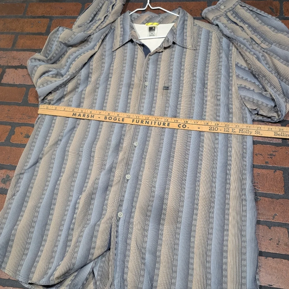 The North Face Men's L Striped Button-Up Vintage‎ Style